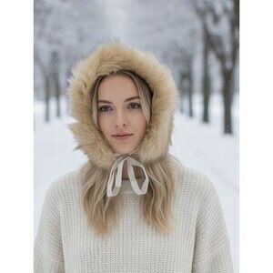 1950s Vintage Bonwit Teller Sheepskin Italian made Fur Hat w Ribbon winter hat